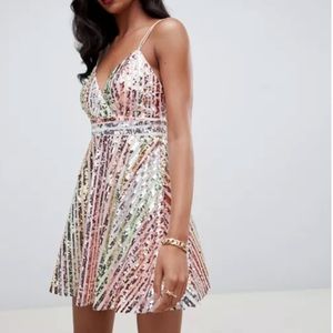 ASOS Sequin Skater Dress